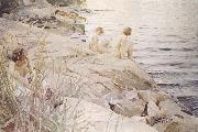 Anders Zorn ute oil